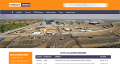 Desktop Screenshot of cameroontenders.com
