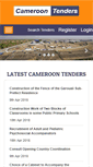 Mobile Screenshot of cameroontenders.com